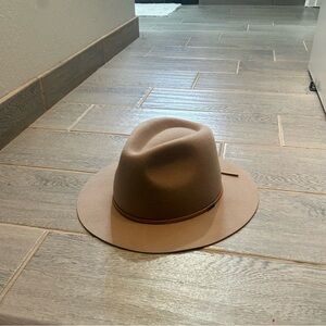 Brixton Tan Fedora Hat